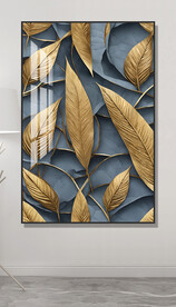 抽象叶子装饰画
