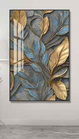 抽象叶子装饰画