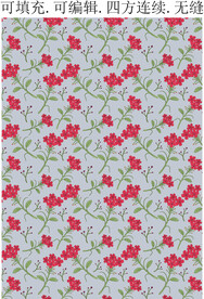 花卉植物图案 水彩花卉