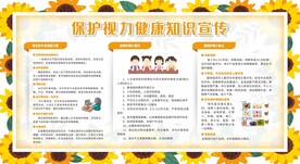 爱眼日展板