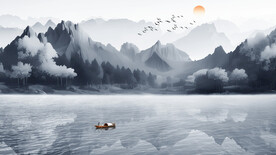 水墨风景