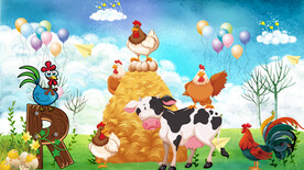 卡通儿童房背景