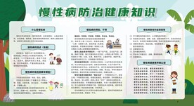 预防防治慢性病展板