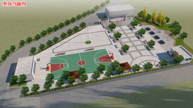 体育健身广场设计案例效果图