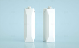  果汁牛奶1L盒子高清