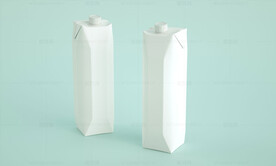 牛奶包装盒 包装盒样机 包装效