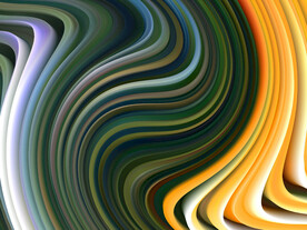 暗色抽象拉丝3D立体流体渐变