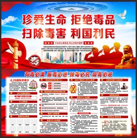 禁毒展板