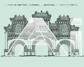 东岳庙琉璃牌楼秩祀岱宗