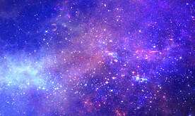 蓝紫星空宇宙背景