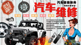 汽车维修背景墙