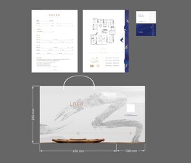 新中式地产 手提袋 置业单 