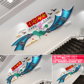 人民调解文化墙