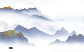 高档 最新中式山水 TIf分层