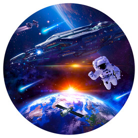 太空星空宇航员吊顶