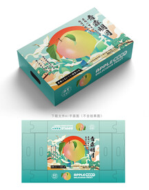 明月苹果包装