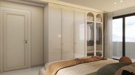 奶油风格卧室效果图