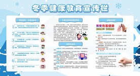 冬季健康教育宣传栏
