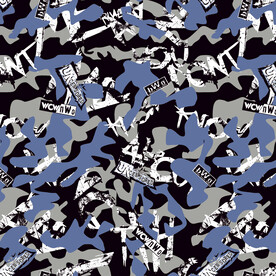 迷彩乱字母贴纸图标