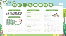 防治三高宣传栏展板