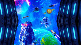 宇宙星空太空人