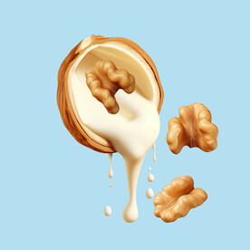 核桃牛奶奶花分层图