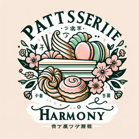 法式蛋糕店奶茶店logo标志