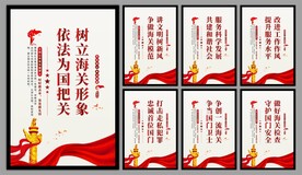 海关党建海报