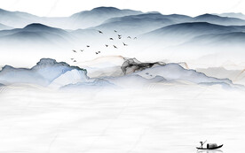 人气 清晰高雅山水 tiF分层