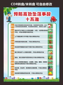 建筑工地高处作业事故十不准