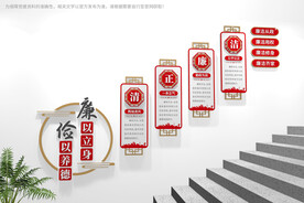 廉政楼梯文化墙