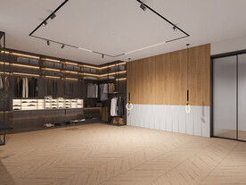 现代轻奢卧室 空场景