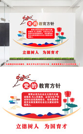 党的教育方针文化墙