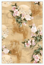 牡丹花 数码印花