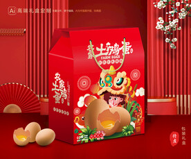 土鸡蛋包装 土特产礼盒