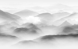 极简 最新灰色山水 TiF分层