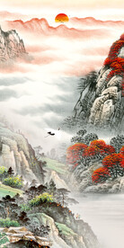 极简 最新中式玄关 Tif分层