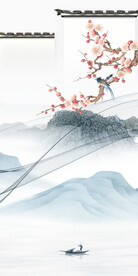 高清 简约中式玄关 Tif分层