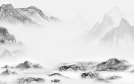 人气 灰色新品山水 TiF分层