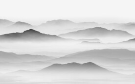 高清 最新灰色山水 TiF分层