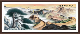 长城山水画
