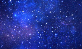 蓝色宇宙星空背景图