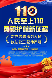 110宣传海报