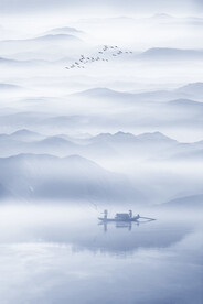 意境别墅山水画