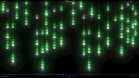 仿黑客帝国滚动代码动态视频背景