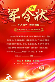 军令状海报