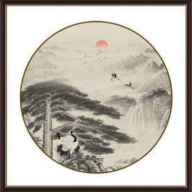 新中式山水画