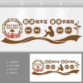 阅览室文化展板