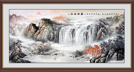江山如画旭日东升