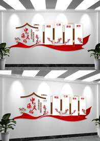 中医文化墙设计